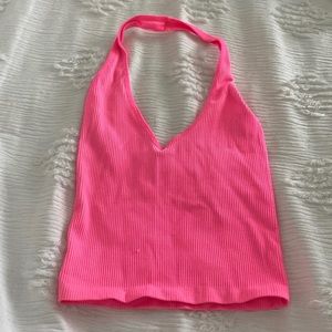 Pink urban outfitters halter top